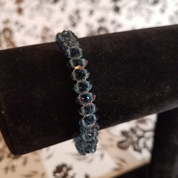 Blue weaved bracelet jlp6 - Picture 1 of 5
